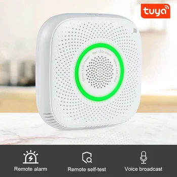 Tuya WiFi LPG GĀZES Noplūdes detektoru trauksmes Drošības APP Kontroles Drošības smart home Noplūdes sensors