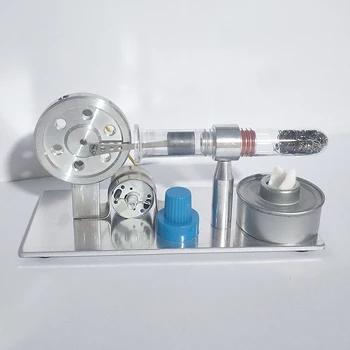 Stirling Viena Cilindra Echo Dzinēja Modelis, Tvaika Varu Fizikas Zinātnes Popularizācijas Tehnoloģiju Mazie Ražošanas Eksperimentu Rotaļlietas