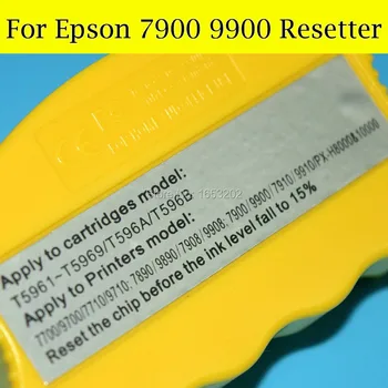 1 gab., Čipu Resetter Epson 7900 9900 Oriģināls Un Uzpilde Tintes Kārtridži Epson T636 T596 T636A T596A