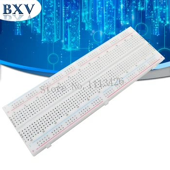 10PCS Breadboard 830 Punktu Solderless PCB Maize Valdes bxv MB-102 MB102 Testa Attīstīt DIY