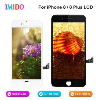 10Pcs/Daudz AAA LCD displejs Priekš iPhone 8 8 Plus OEM Displejs, Touch Screen Digitizer Asamblejas Nav mirušo pikseļu+3D Spēkā Touch Funkcija Bezmaksas DHL