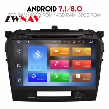 2 din Android 8.0 auto DVD atskaņotājs Suzuki grand vitara-2018 multivides automašīnas radio stereo gps ar stūre Bezmaksas Kartes