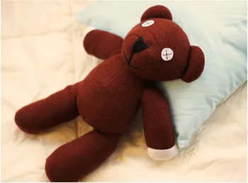 23 cm Kawaii Mini Īstas Mr Bean Teddy Bear Mīksto Pildījumu Plīša Lelle, Rotaļlietas Bērniem, Dāvanu