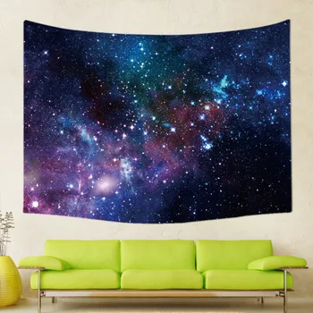 24 Stils Psychedelic Galaxy Zvaigžņotām Gobelēns Nakts Debesis Sienas Karājas Dekoratīvās Poliestera Aizkari Plus Garā Galda Vāka Iespiests