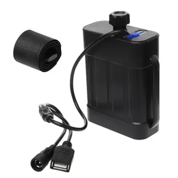 2X 2X 18650 26650 8.4 V Uzlādējams Akumulators Gadījumā Pack Ūdensizturīgs Māja Vāciņš Akumulatora Uzglabāšanas Kaste ar DC/USB Lādētāju, lai Velosipēds