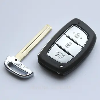 3 Pogām Auto Smart Tālvadības Atslēgu FOB 433mhz ar ID46 Čipu Par Hyundai IX35 ix-35 TOY40 Fob Kontrole