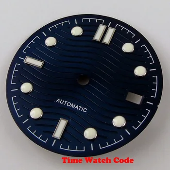 31mm vilnis watch dial daļas, kas derīgas ETA2824 2836 Miyota8215 821A NH35 Gaismas rokas pulkstenis nomaiņa