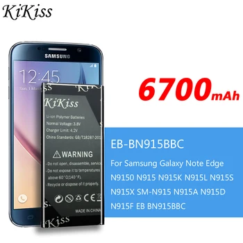 6700mAh Lielas Jaudas Akumulators Samsung Galaxy Note Malas N915 N915F N915A N915T N915K/L/S N915V N915G N9150 Akumulatora EB-BN915BBC