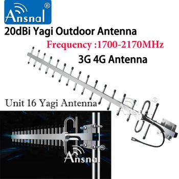 8dBi/13dBi/20dBi Gain3g 4g GSM Antena Yagi Antenu 2G 3G 4G Āra Antenu LTE Ārējo Antenu 4G Signālu Pastiprinātājs Repeater