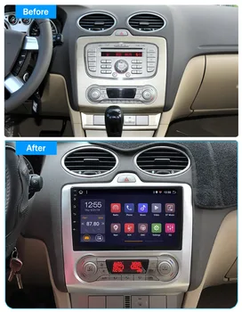 9 collu Android 8.1 Automašīnas Radio, video Atskaņotājs ford focus EXI MT 2 3 Mk2 2004 2005 2006 2007 -2011 GPS Multimēdiju Atskaņotāju, stereo