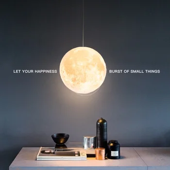 Artpad Ziemeļvalstu 3D Drukāšanas Mēness Kulons Gaismas Bumbu Mūsdienu Vienkārši Dzīvojamā Istabā Droplight Guļamistaba, ēdamzāle Mājas Apgaismojums
