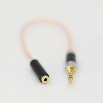 Audiocrast 3.5 mm Male līdz 2,5 mm Sieviešu Austiņas Audio Adapteri Extender Jack Stereo vai Mono Apple iPhone 6/6S/6+/5S/iPad 5