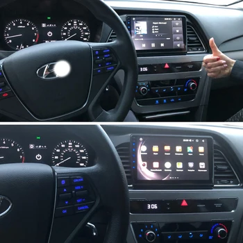Auto Multimediju Atskaņotājs, Stereo, GPS DVD, Radio, Navigācija Android Ekrāna Hyundai Sonata 9 LF 2016 2017 2018 2019