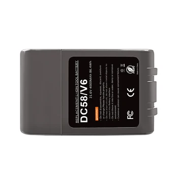 Bonacell Par Dyson V6 Battery 6000mAh 21.6 V Izraisīt V6 Kopā Tīru akumulatoru Dyson DC74 Dzīvnieku DC74 DC72 DC62 Dzīvnieku Pro DC62