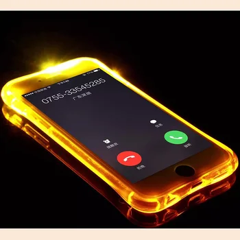 Burvju Dizaina Laušanai Gaisma Spīd Telefonu Gadījumos par IphoneSE 11Pro XSMAX XR 6s 7 8 Plus,Caurspīdīga Kvēlojošs TPU Gadījumā ar gaisa Spilveni