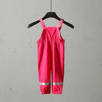 Bērniem/zēni/meitenes/toddler/ bērnu kombinezons, pretvēja/ūdensizturīgs jumpsuit, izmērs 74 92, navy & rožu krāsas