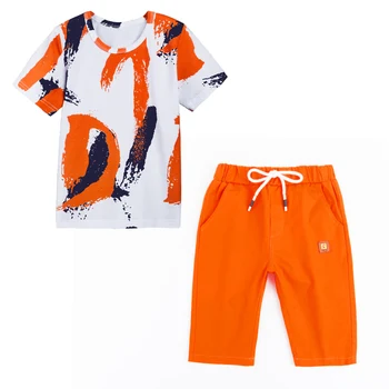 Bērniem Zēnu Apģērbs Vasaras Apģērbs Pusaugu Bērniem Ar Īsām Piedurknēm Krekls Bikses Set Boys Apģērbu Ikdienas Tērps 3 4 6 7 8 10 12 Gadiem