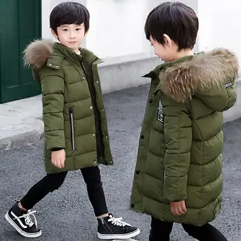 Bērnu apģērbi bieza leju, mētelis, jaka ir 2021. jauns bērnu bieza ziemas ilgi sadaļā anti-sezona kokvilnas jaka kokvilnas jaka