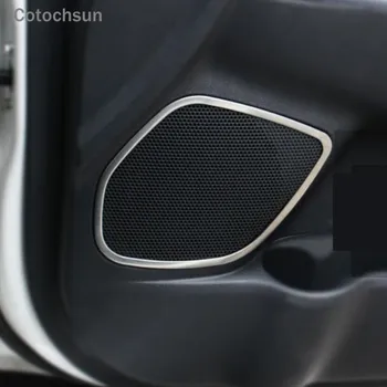 Cotochsun 4gab/komplekts Auto-stils durvju skaļrunis apdares rāmja uzlīme uz lietu Par Mitsubishi ASX 2013. - 2017. gadam