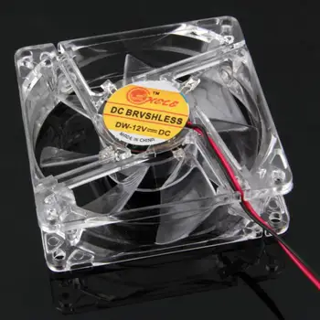 Cpu cooler master rgb dzesēšanas ventilatoru Krāsains LED Gaismas Neona Skaidrs 80mm PC Datora korpusa Dzesēšanas Ventilators Mod Radiatoru dropshipping