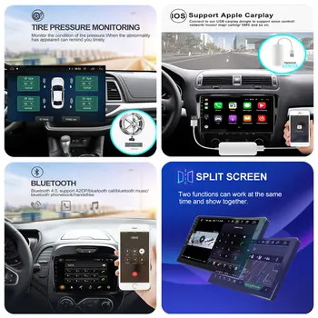 EKIY Android 9.0 Auto Stereo Radio HONDA FIT DŽEZA. - 2020. gadam Multivides Video Atskaņotājs, GPS Navigācija, DVD SWC 4G Wifi Galvas Vienības