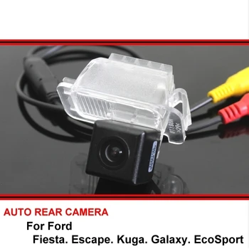 Ford Galaxy EcoSport Fiesta Kugas Automašīnu atpakaļskata kamera trasera Auto reverse rezerves autostāvvieta Nakts Redzamības Ūdensizturīgs HD
