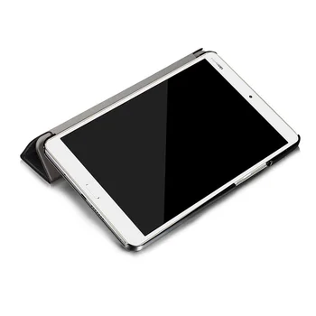 Gadījumā Huawei Mediapad M3, 8.4, Magnētisko PU Ādas Būtiska Tablete BTV-W09 /DL09 Ultra Slim 2016 Capa