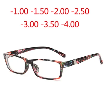 Gatavu Recepšu brilles Tuvredzība Brilles Jaunu Optisko Vīrieši Sievietes tuvredzīgs Briļļu 3 krāsu Brilles Rāmis -1.0 -1.5 -4.0