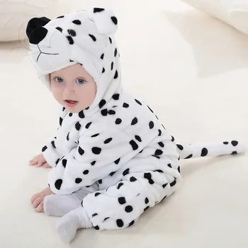 Ir 2021. Ziemas Dzimis Jauns Bērnu Apģērbu ropa bebe Fox Govs Pidžamu Zēns Kombinezonus Bērniem Panda Tērpu Meitene Zīdaiņu Jumpsuit 3 9 12 Mēnešu