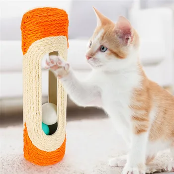 Izturīgs Kaķis Nulles Valdes Slīpēšanas Nagus Interaktīvās Aizsargājot Mēbeles Kaķu Rotaļlieta Kaķis Scratcher Rotaļlietas Kartona Spēlēt Rotaļlietas