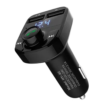 JaJaBor Auto MP3 Audio Atskaņotājs, Bluetooth Automašīnas Komplekts FM Raidītājs Brīvroku Zvanīšana 5V 4.1 Dual USB Automašīnas Lādētājs Tālruņa Lādētāju