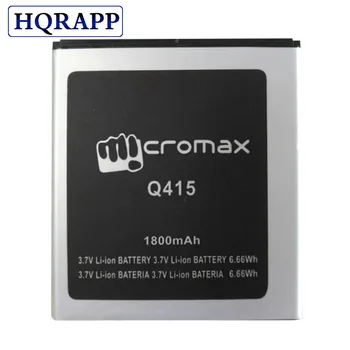 Jauni Augstas Kvalitātes Micromax Q415 Rezerves Akumulatoru Micromax Q415 mobilā tālruņa Akumulators Batteria