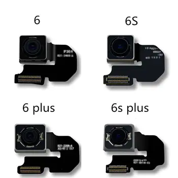 Jaunu Aizmugurējo Kameru iphone 6 6s 6plus 6splus Atpakaļ Kamera Aizmugurē Galvenie Objektīva Flex cable Rezerves daļas iphone6