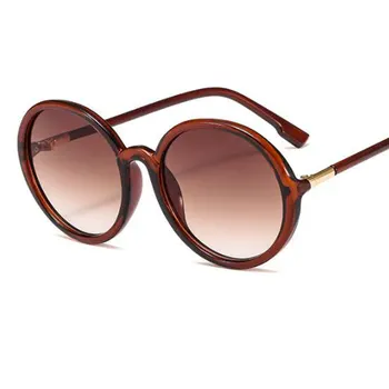 Jaunu Apaļas saulesbrilles sieviešu luksusa zīmolu dizainera 2020. gadam sieviešu vintage toņos modes stila brilles UV400 saulesbrilles