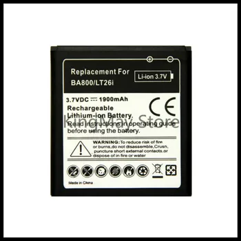 Jaunu Bateria BA800 Rezerves AKUMULATORU Sony Ericsson Xperia Arc S HD LT26i LT26 V LT25i AKUMULATORS