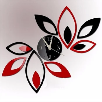 Jaunā akrila diy 3d pulkstenis, sienas pulksteņu pulksteņu reloj de salīdzinot ar modernu dizainu horloge lielu dekoratīvu Dzīvojamā Istaba Kvarca Eiropā