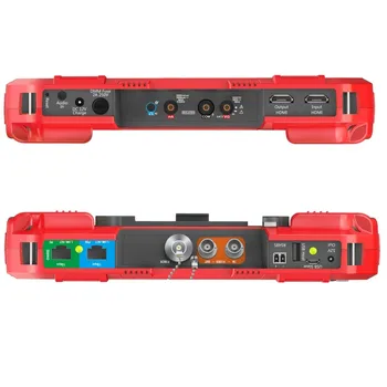 Jaunākās 7 Collu H. 265 4K IP kameru testētājs 8MP TVI CVI 5MP AHD CVBS CCTV Testeri Monitors ar Multimetrs Optiskās jaudas mērītājs DT-A86