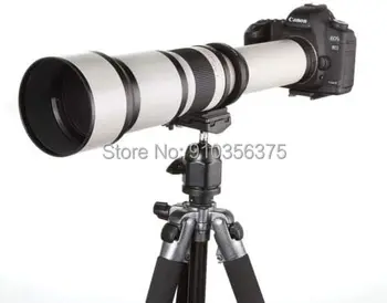JINTU 650-1300mm Telefoto Tālummaiņas Objektīvu Canon EOS 7D, 6D, 5D, 5Ds, 1Ds, 80D, 77D, 70D, 60D, 60Da, 40D, T7s, T7i, T6s, T6i, T6,
