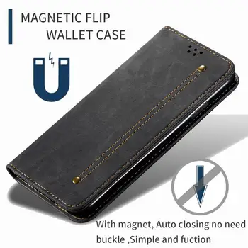 Kovboju Magnētisko Āda Flip Case For Oneplus 7T 8T Pro Oneplus Nord N100 1+7T 1+8 Pro 1+ Nord Seifs Kartes Slots Soma Vāciņu
