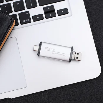KUULAA C Tipa OTG Karšu Lasītājs Ar USB Sieviešu Saskarne PC USB 3.0 Lasīt TF Atmiņas Karšu Lasītājs Adapteris Datoru Piederumi