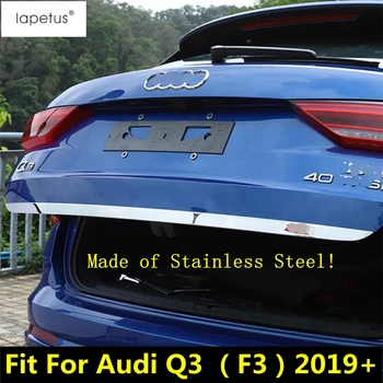 Lapetus Piederumi Audi Q3 F3 2019 2020 ABS Augšējā Aizmugurējā Tailgate / Bagāžnieka Durvju Roktura Aizsargs Sloksnes Molding Vāciņu Komplekts Apdare
