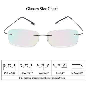 Lasījums Brilles Vīrieši Sievietes Bez Apmales Ultra-Light Magnētisko Presbyopic Brilles, Vīriešu, Sieviešu Spēks+1.0+1.5+2.0+2.5+3.0+3.5