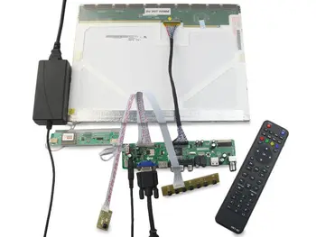 Latumab Komplekts CLAA154WA04 TV+HDMI+VGA+USB LCD LED ekrānu Kontrollera Draiveri Valdes Bezmaksas piegāde