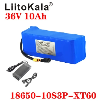 LiitoKala 36V 10S3P 10Ah 500W Augstu jaudu, 42V 18650 litija baterija ebike elektrisko automašīnu, velosipēdu, motorolleru BMS