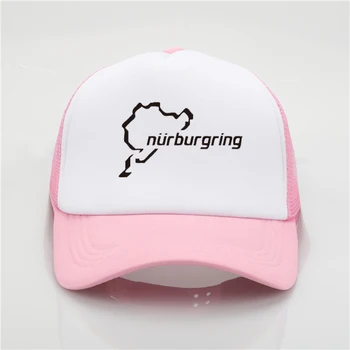 Modes cepuru Nirburgringas Beisbola Cepurītes Regulējams Snapback Cepures Vīriešu Sieviešu cepures cepures rozā