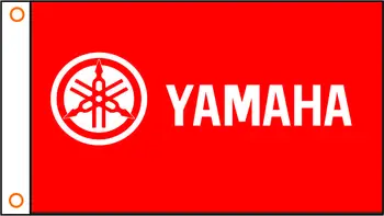 Motociklu karoga YAMAHA Banner 3ftx5ft Poliestera 02