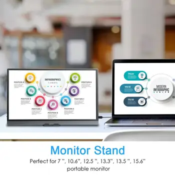 ONKAR Mini Smart Monitor Pad Mobilo Telefonu Stāvēt Atbalstu Plastmasas ar Regulējamu Tālrunis iPad Mini Izmēra, Viegls Svars