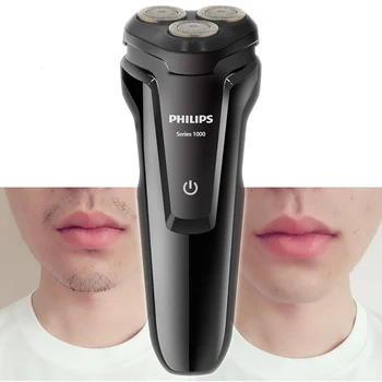 Philips Uzlādējams Elektriskais Skuveklis Vīriešiem S1010 Ergonomisks Rokturis Slapja/Sausa Sejas Kopšana, Sejas Kontūru Sekošanas Bārdas Mašīna