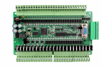PLC rūpniecības kontroles padomes FX1N FX2N FX3U-48MT/40MT 6AD 2DA 24 ievade 24 Tranzistora izejas RTC ar RS485
