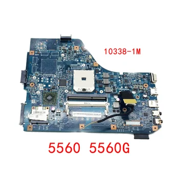 Portatīvo datoru Mātesplati par Acer Aspire 5560 5560G MB.RNW01.001 MBRNW01001 Mainboard JE50 10338-1M labi Pārbaudīta